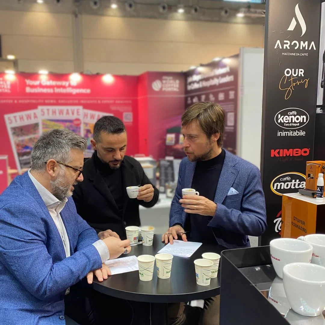 I massimi esperti del caffè scelgono Aroma: un evento straordinario per il monoporzionato