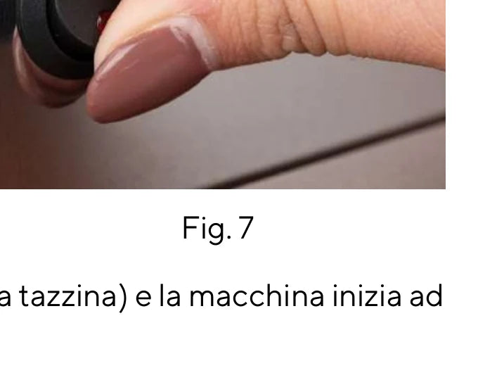 Avvio dell’erogazione del caffè Aroma Compact