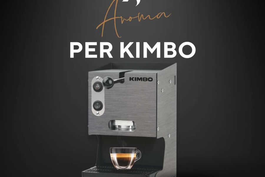 Die Zusammenarbeit zwischen Kimbo und Aroma: eine exklusive Kaffeepadmaschine
