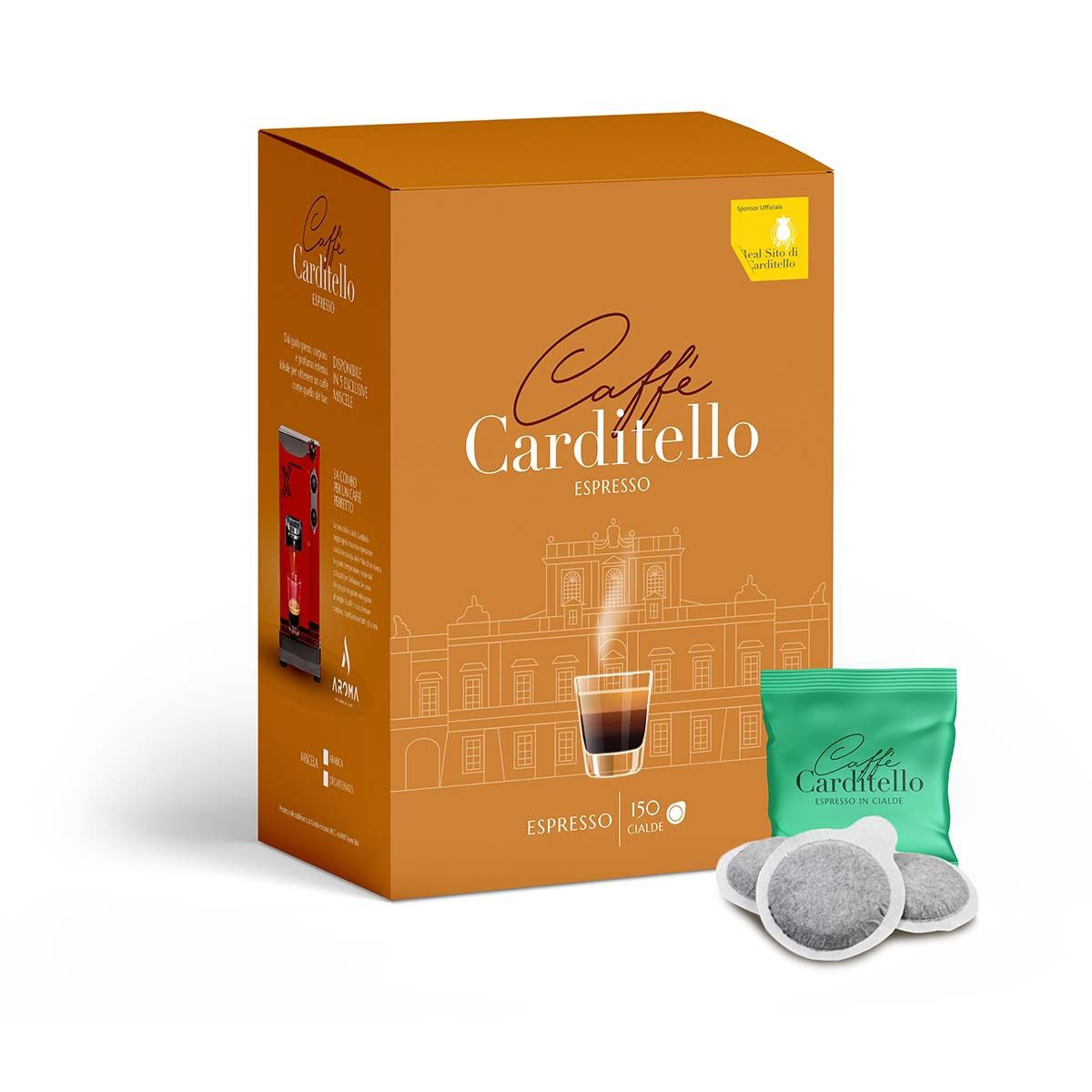 Carditello Decaffeinated Coffee Aroma (150 pods)